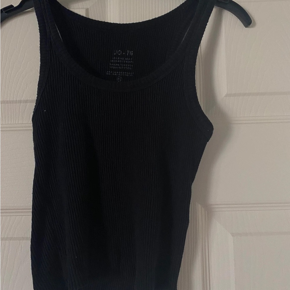 Urban Outfitters Black Ribbed Tank Top